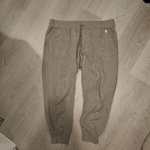 Ralph Lauren Gray Sweatshirt with Blue and Gold Logo Tag